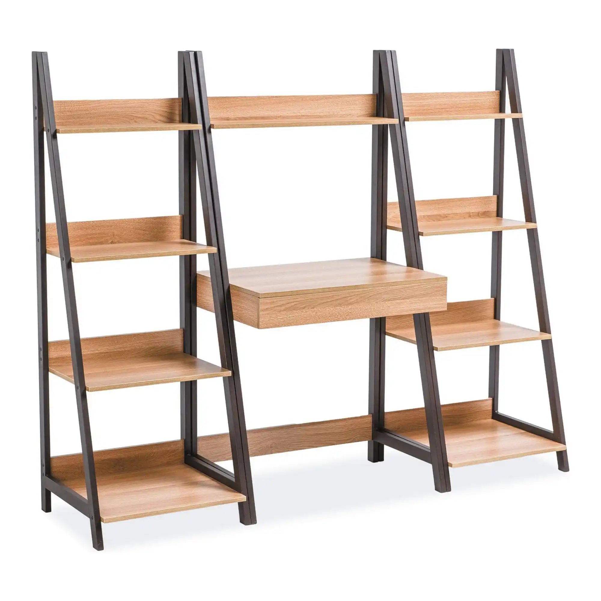 Etajera DETROIT OCN-39914, stejar/negru