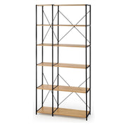 Etajera HOUSTON OCN-37813, stejar sonoma/negru