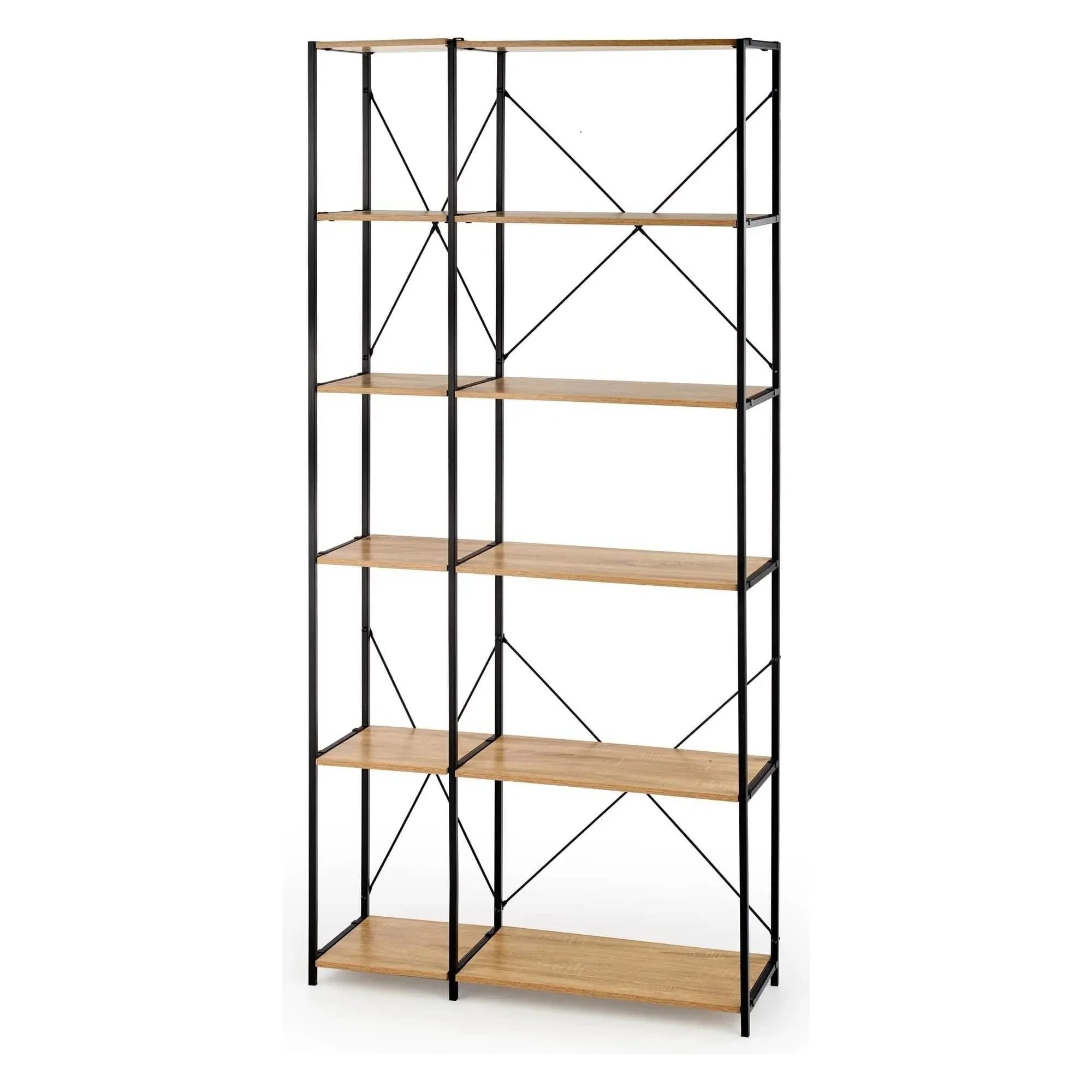 Etajera HOUSTON OCN-37813, stejar sonoma/negru