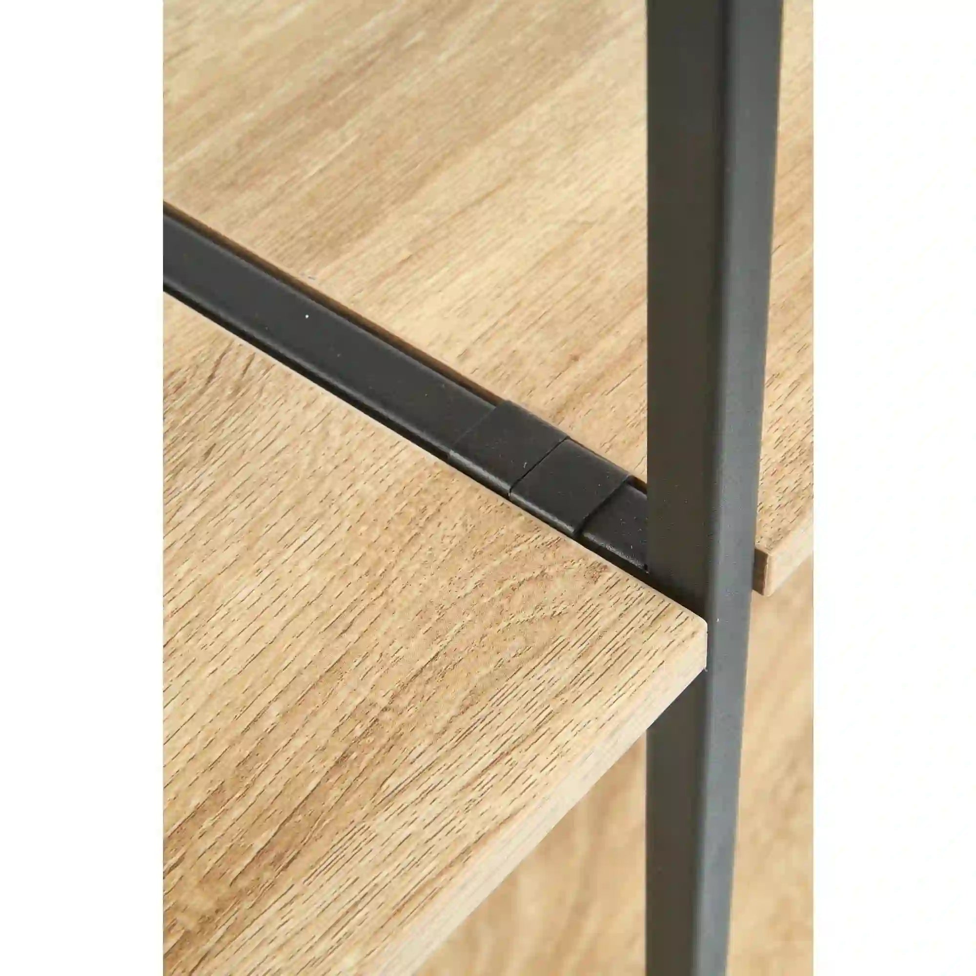 Etajera HOUSTON OCN-37813, stejar sonoma/negru