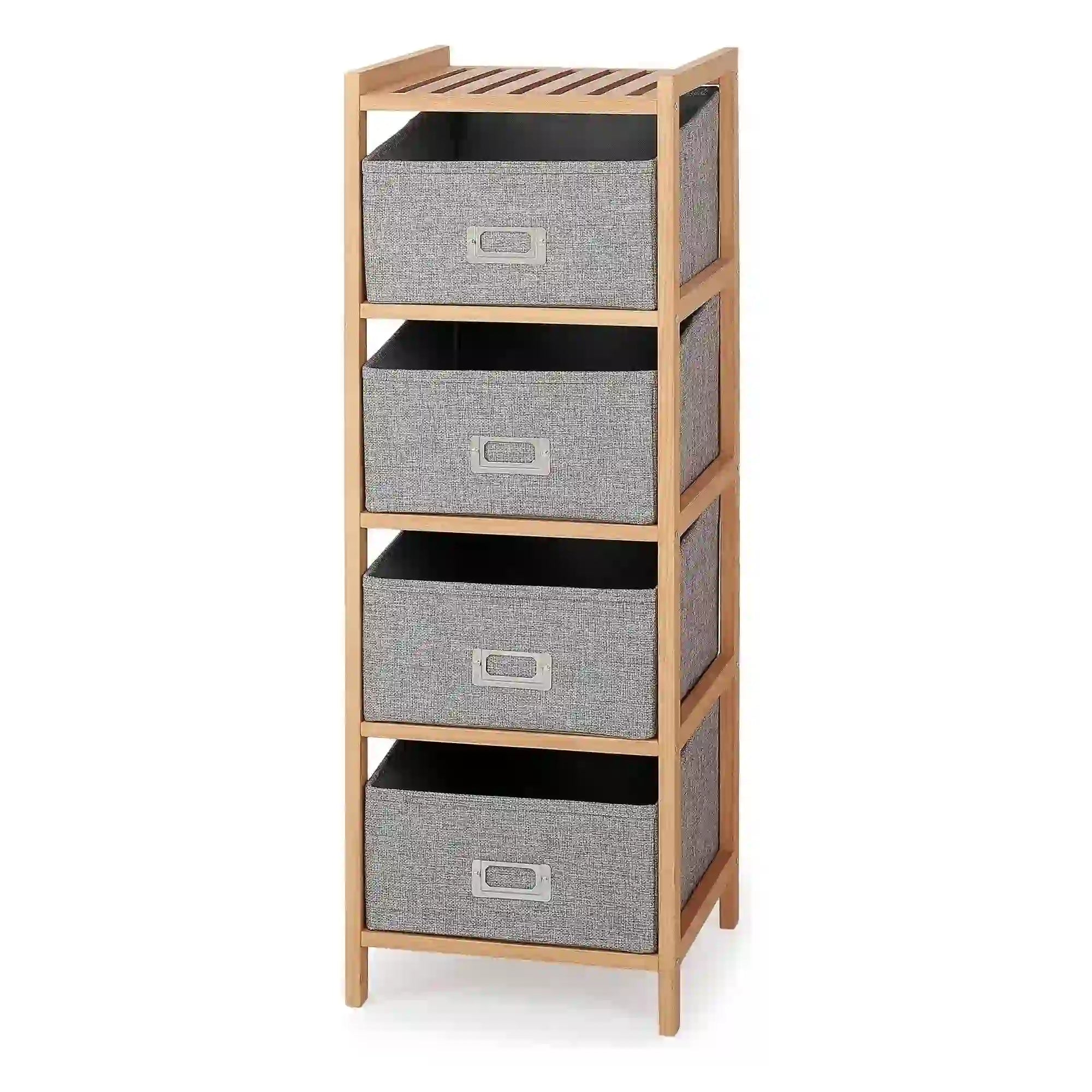 Etajera HOUSTON OCN-37814, stejar natural/gri