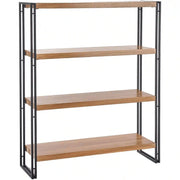 Etajera HOUSTON OCN-37817, stejar auriu/negru