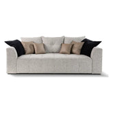 Canapea extensibila ROYAL IV, stofa bej - Puente 06, 247x116x96 cm