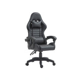 Scaun gaming X-PLAY, negru, piele ecologica, 64x65x123/132 cm