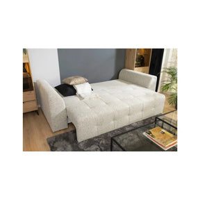 Canapea extensibila ROYAL IV, stofa bej - Puente 06, 247x116x96 cm