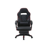 Scaun gaming RIKU, negru, piele ecologica, 71x64x112/122 cm