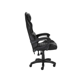 Scaun gaming X-PLAY, negru, piele ecologica, 64x65x123/132 cm