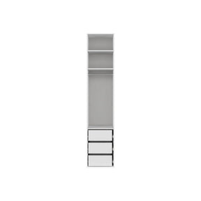 Dulap FLEX, alb, PAL, cu o usa, 50x66x240 cm