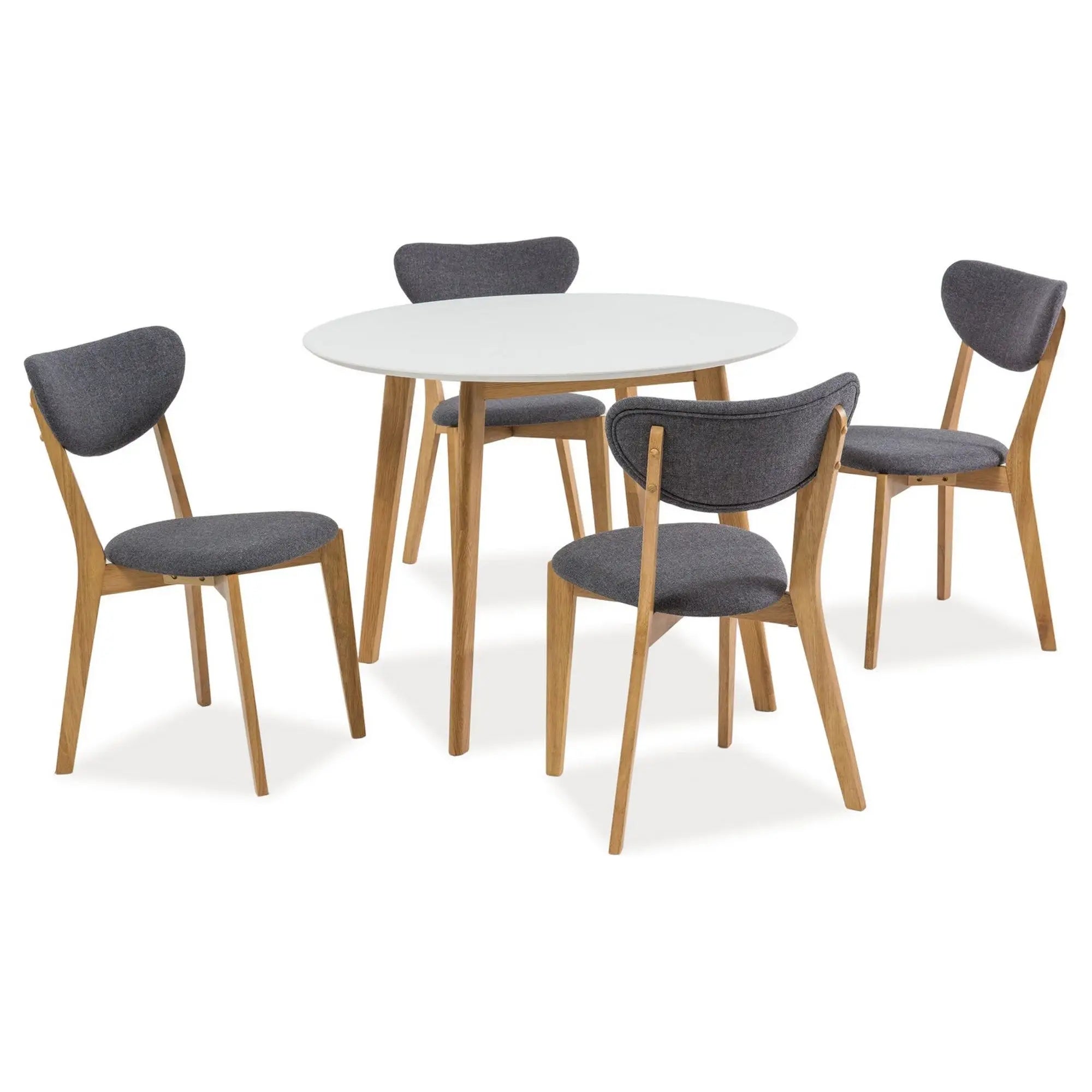 Masa DETROIT OCN-39509, alb/stejar