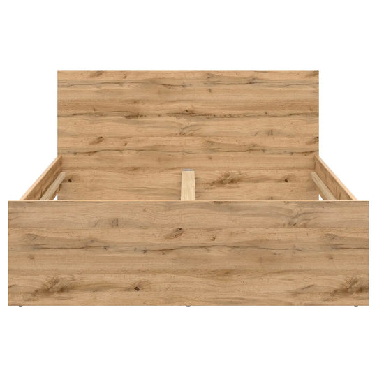 Cadru pat ZELE 140x200, stejar wotan, PAL