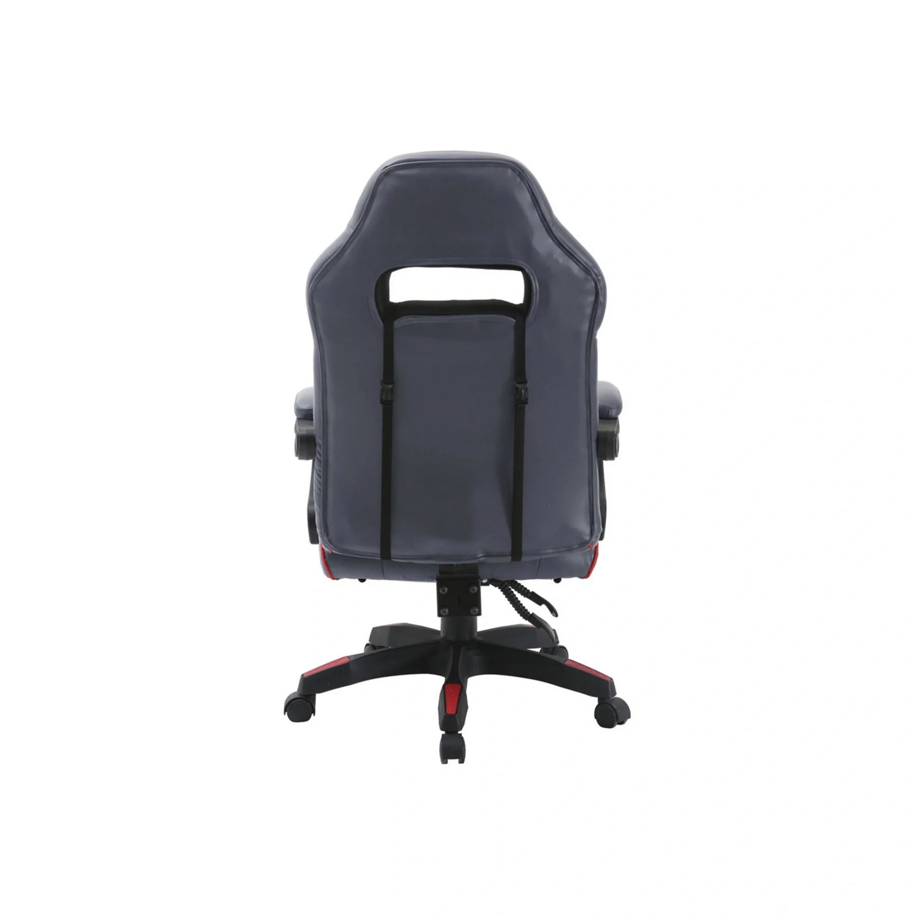 Scaun gaming RIKU, gri/negru, piele ecologica, 71x64x112/122 cm