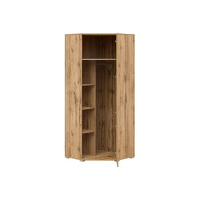 Dulap ZELE, stejar wotan, PAL, cu 2 usi, 78x78x195 cm