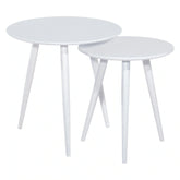 Set 2 masute DETROIT OCN-39199, alb