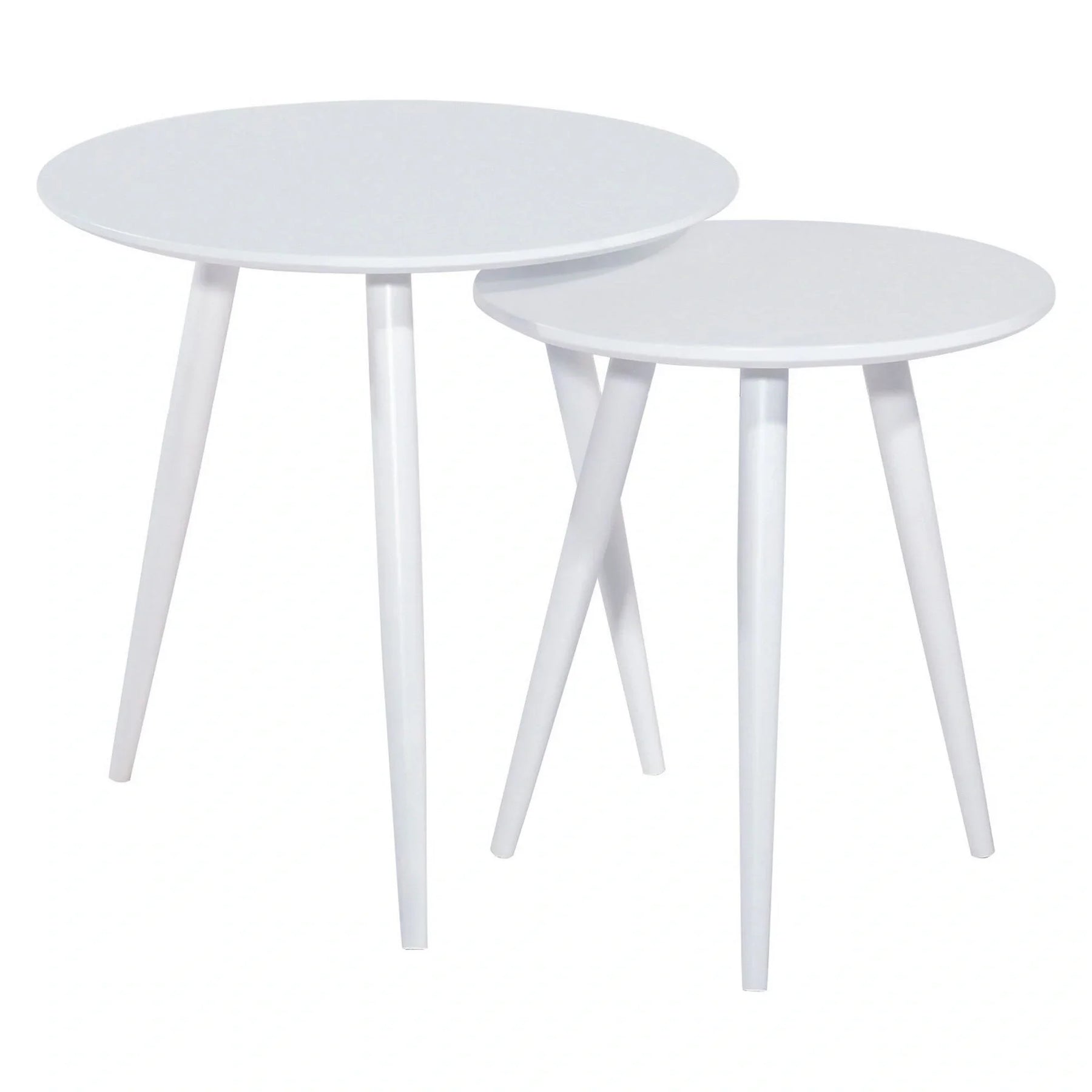 Set 2 masute DETROIT OCN-39199, alb