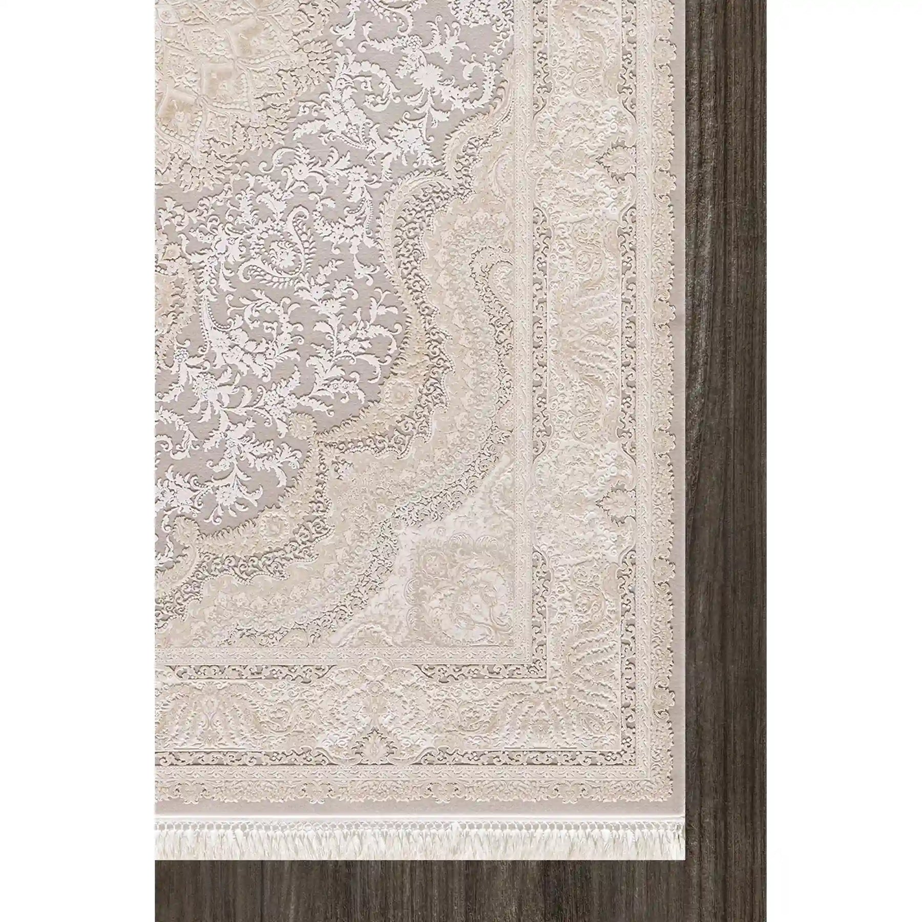 Covor PALACE 05202D, 160x230 cm, forma dreptunghiulara, fibre sintetice, crem/maro deschis