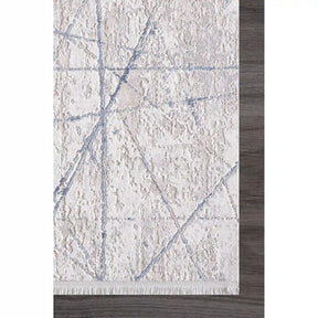 Covor ROMANTIK 02429B, 160x230 cm, forma dreptunghiulara, acril, gri/albastru