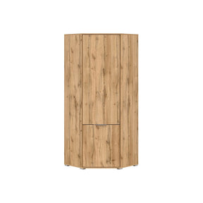 Dulap ZELE, stejar wotan, PAL, cu 2 usi, 78x78x195 cm