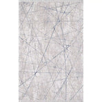 Covor ROMANTIK 02429B, 160x230 cm, forma dreptunghiulara, acril, gri/albastru