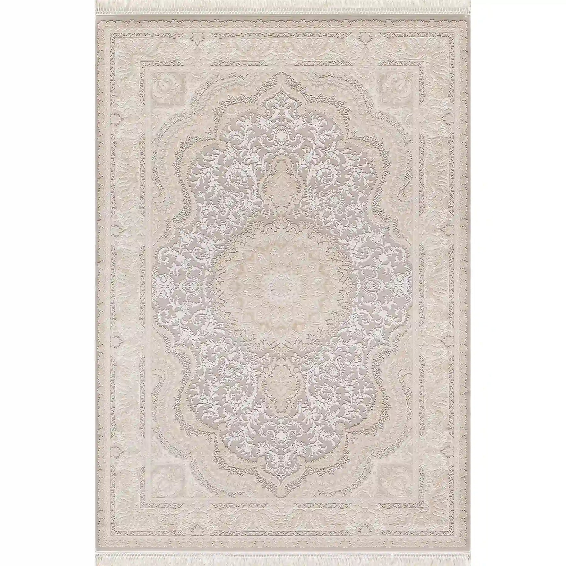 Covor PALACE 05202D, 160x230 cm, forma dreptunghiulara, fibre sintetice, crem/maro deschis