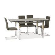 Masa extensibila DETROIT OCN-39498, gri/crom