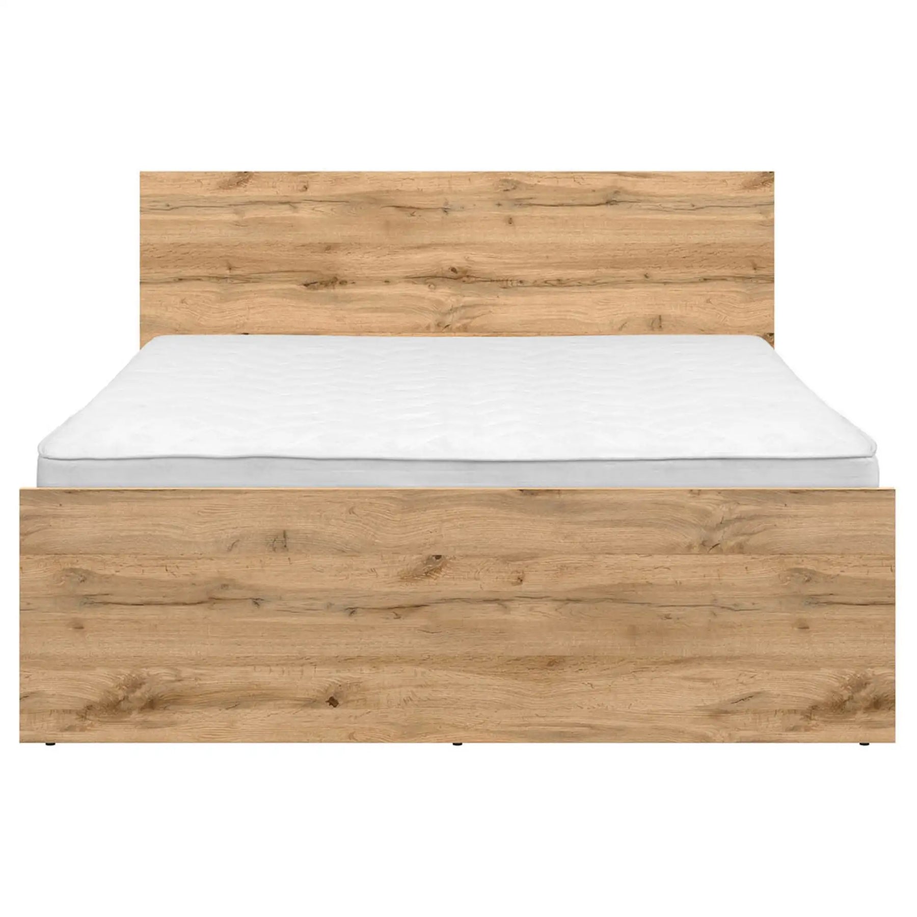 Cadru pat ZELE 140x200, stejar wotan, PAL