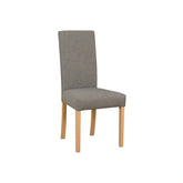 Scaun CAMPEL, gri/stejar sonoma, stofa clasica/lemn, 46x55x96 cm