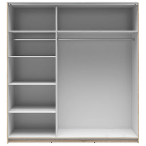 Dulap TETRIX, stejar sonoma, PAL, cu 2 usi, 183x60x196 cm