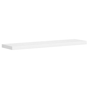 Polita KASPIAN-POL-140, alb, PAL laminat, 144x25x4 cm