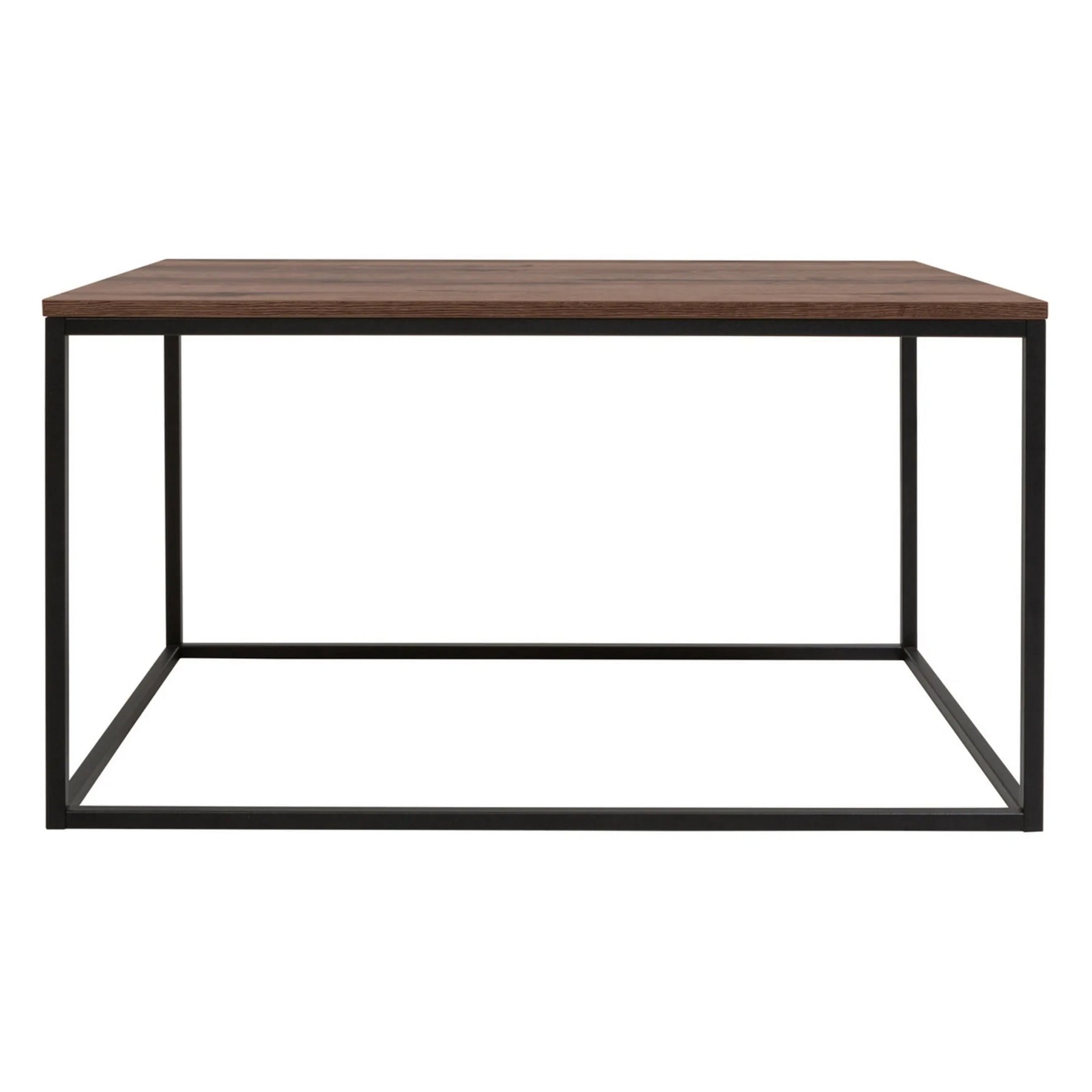 Masuta cafea AROZ, stejar/negru, PAL/metal, 100x69x53 cm