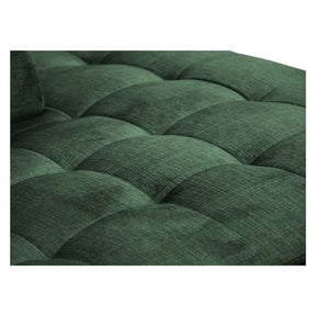 Coltar extensibil ARAGON, sezlong dreapta, stofa catifelata verde - Voss 77, cu lada depozitare, 270x230x150 cm