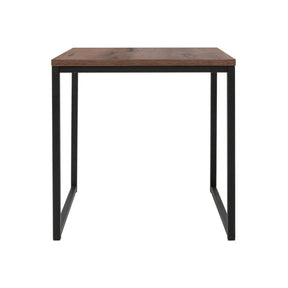 Masuta cafea AROZ, stejar/negru, PAL/metal, 50x50x50 cm