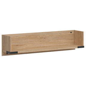 Polita LARA, stejar, PAL laminat, 117x24x28 cm
