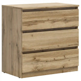 Comoda TETRIX, stejar wotan, PAL laminat, 75x45x76 cm