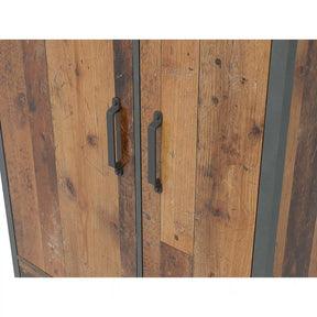 Dulap WESTON, maro/gri grafit, PAL laminat, 90x55x201 cm