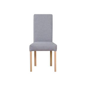 Scaun CAMPEL, gri deschis/stejar sonoma, stofa clasica/lemn, 46x55x96 cm
