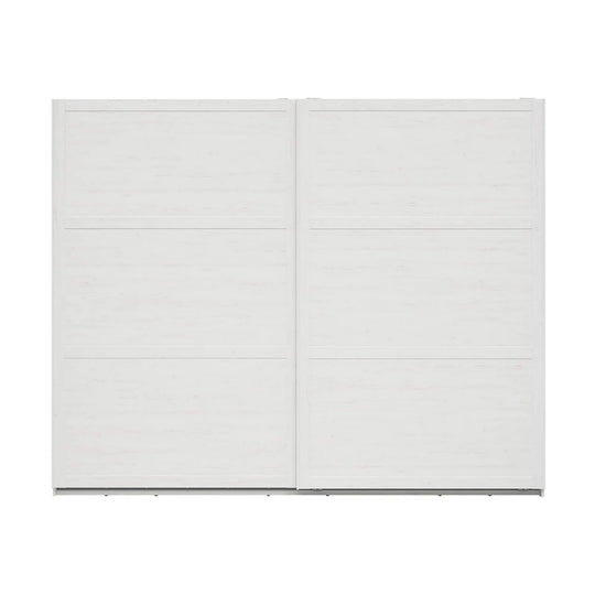 Dressing LOKSA, alb, PAL laminat, cu 2 usi, 270x63x219 cm
