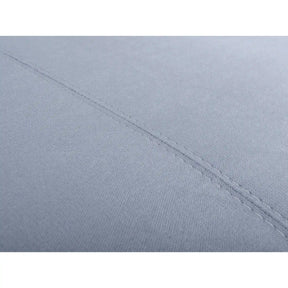 Canapea extensibila SENTILA, stofa catifelata gri - Elia 84, 198x106x91 cm