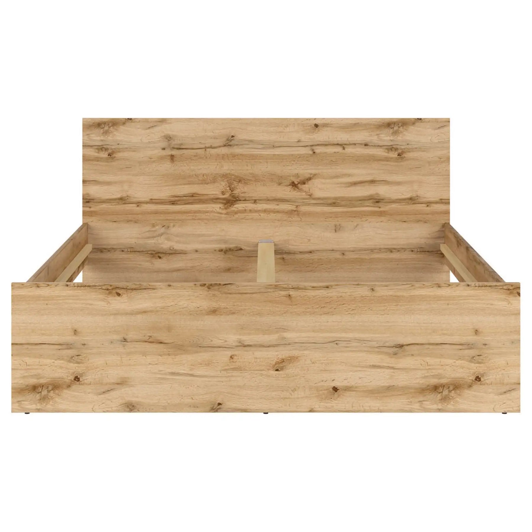 Cadru pat NUIS 160x200, stejar wotan, PAL laminat