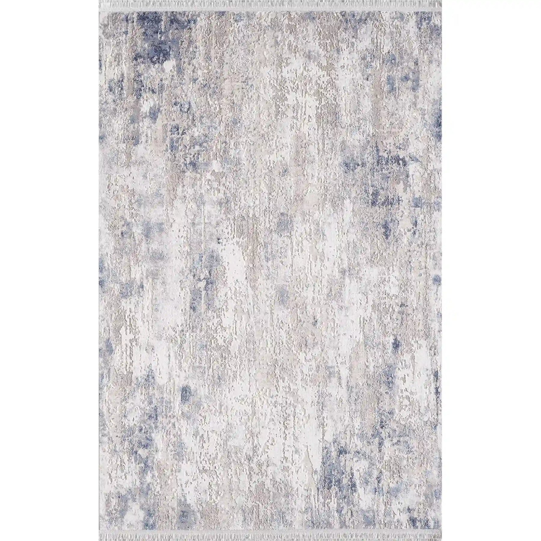 Covor ROMANTIK 02436B, 160x230 cm, forma dreptunghiulara, acril, gri/albastru