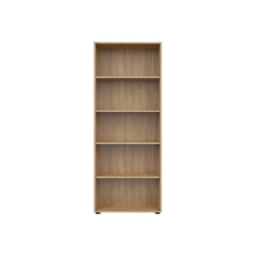 Biblioteca SPACE OFFICE, stejar artisan, PAL laminat, 80x37x203 cm