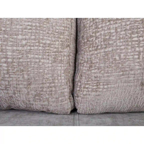 Canapea extensibila SENTILA, stofa catifelata bej - Wind 82, 198x106x91 cm