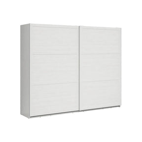 Dressing LOKSA, alb, PAL laminat, cu 2 usi, 270x63x219 cm