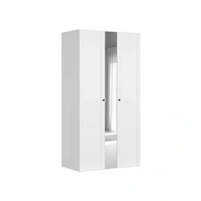 Dulap FLEX, alb, PAL, cu 3 usi, 125x66x240 cm