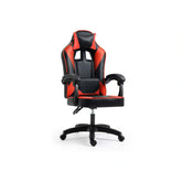 Scaun gaming IMPERIA, negru/rosu, piele ecologica/metal, 64x64x104/116 cm