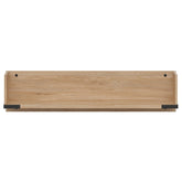 Polita LARA, stejar, PAL laminat, 117x24x28 cm