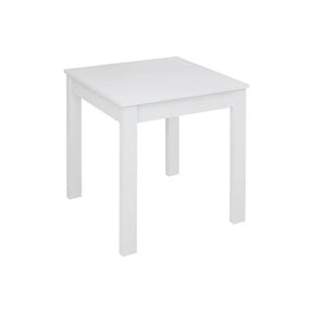 Masa BRYK MINI, alb alpin, PAL laminat, 69x69x76 cm