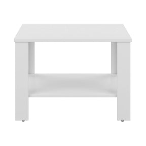 Masuta cafea ODETTE, alb, PAL, 68x68x48 cm