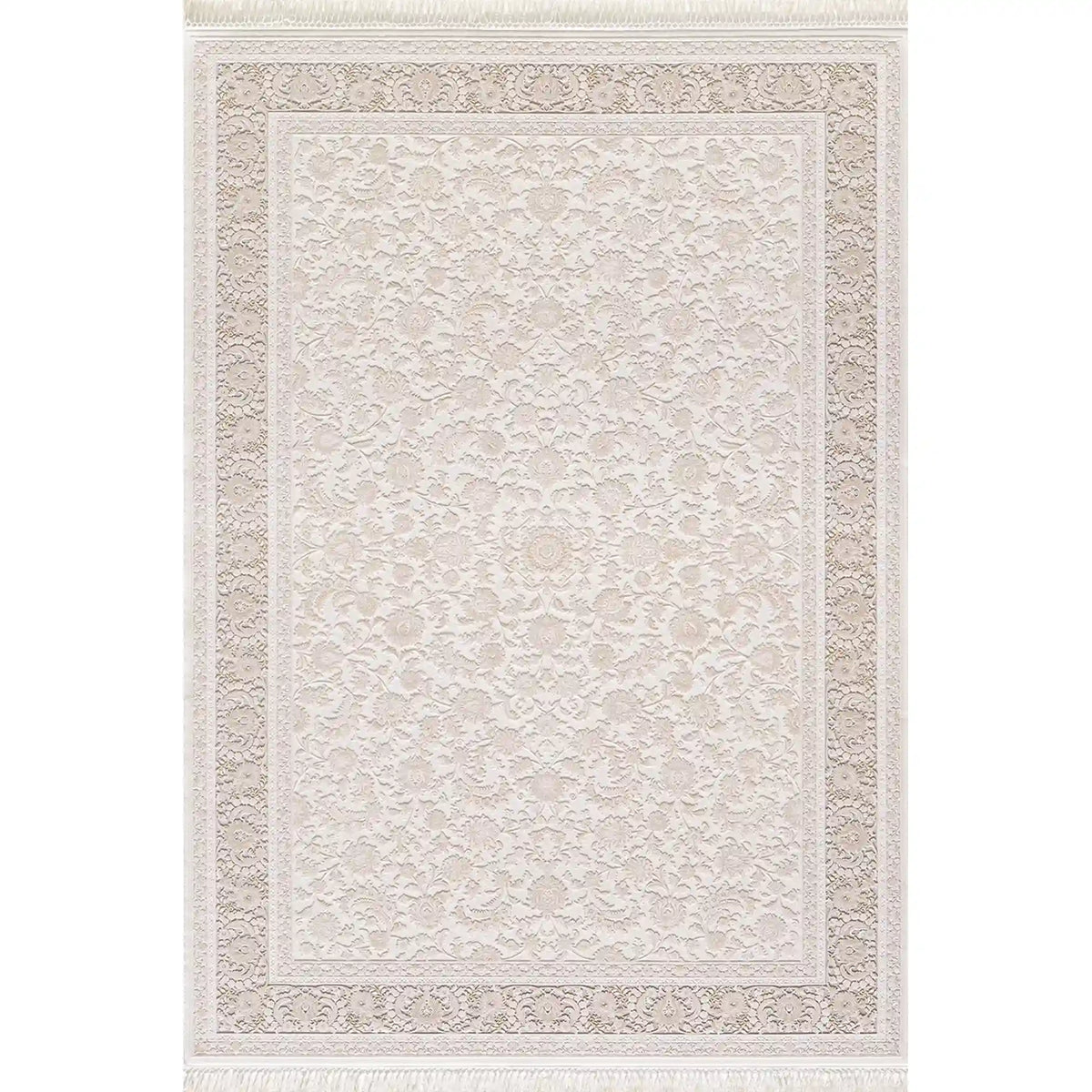 Covor PALACE 05201E, 160x230 cm, forma dreptunghiulara, fibre sintetice, crem/maro deschis
