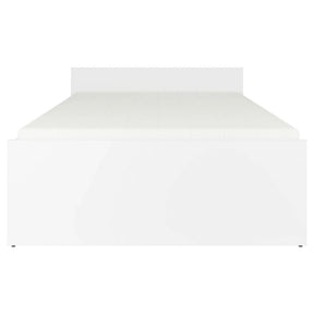 Cadru pat NEPO PLUS 120x200, alb, PAL laminat