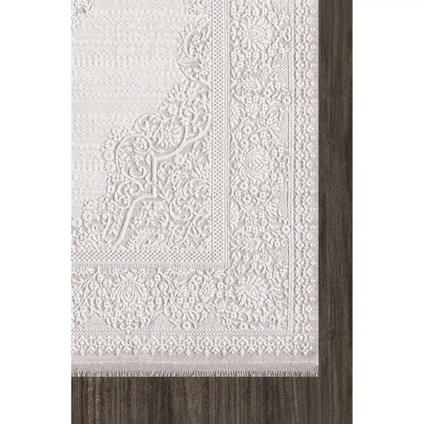 Covor DIOR 02517B, 160x230 cm, forma dreptunghiulara, acril, bej